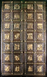 Lorenzo_ghiberti_e_aiuti,_porta_nord_del_battistero_di_firenze,_relief By Sailko - Own work, CC BY 3.0, https://commons.wikimedia.org/w/index.php?curid=45833936